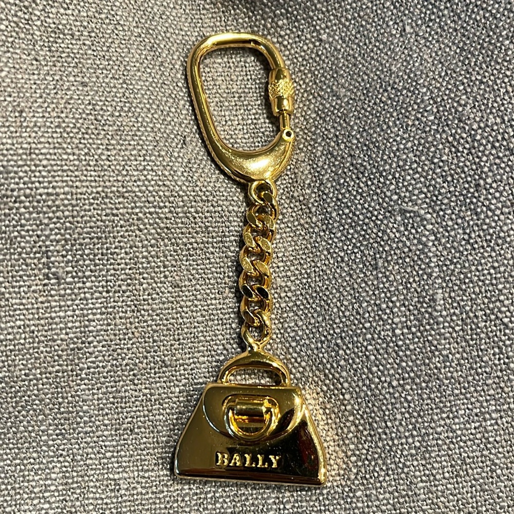 Bally Gold-Tone bag Charm